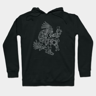 Tonatiuh, Aztec sun deity Hoodie